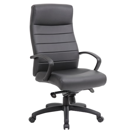 Officesource Contour Collection Executive High Back With Black Frame 489LBK